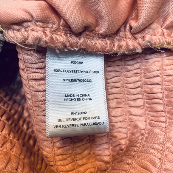 Maddden NYC Corset Top Juniors Medium Pink Ruched Coquette Lolita Fairy Core - Picture 12 of 14